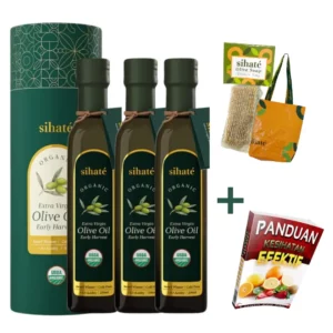 EVOO Sihaté Minyak Zaitun Asli (3 Botol)