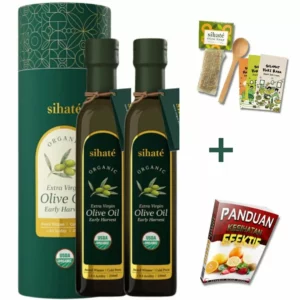EVOO Sihaté Minyak Zaitun Asli (2 Botol)