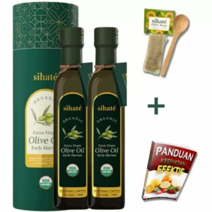 EVOO Sihaté Minyak Zaitun Asli (2 Botol)