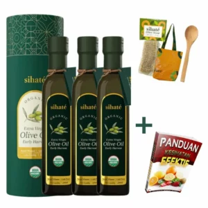 EVOO Sihaté Minyak Zaitun Asli (3 Botol)